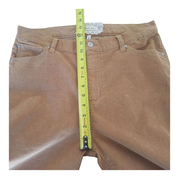 Corduroy Flare pants Camel Tan 11 Cotton Stretch Hi Rise 5 Pocket Altar'd State - Picture 13 of 16